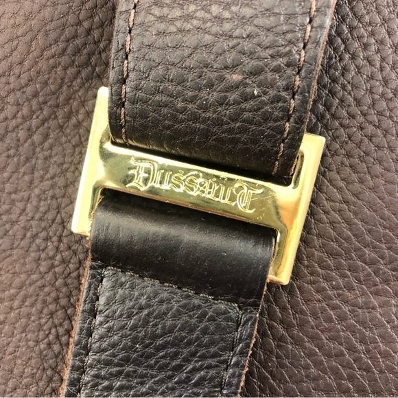 DUSSAULT brown leather Limited Edition Gene Simmons messenger bag - Picture 8 of 16